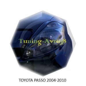 Реснички на фары Toyota Passo 2004-2010г