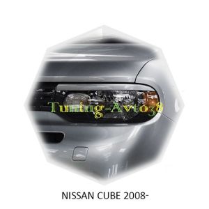 Реснички на фары Nissan Cube 2009г-