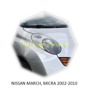 Реснички на фары Nissan March/ Micra 2002-2010г