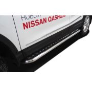 Пороги с накладным листом 60 Nissan Qashgai 2015