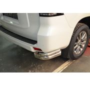 Защита заднего бампера угловая малая 76/42 Toyota Land Cruiser Prado 150 2017
