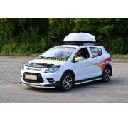 Багажный бокс PT GROUP Turino Compact 360 141х83х45 ( 2-х стороннее открытие, белый )