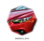 Реснички на фары Mazda 6 2013-