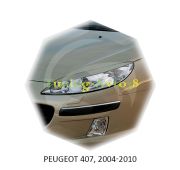 Реснички на фары Peugeot 407 2004-2010г