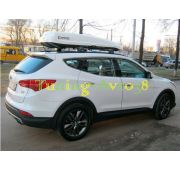 Багажный бокс INNO New Shadow16 440л 2000Х810Х340мм (2-х стороннее открытие, серебро матовый)