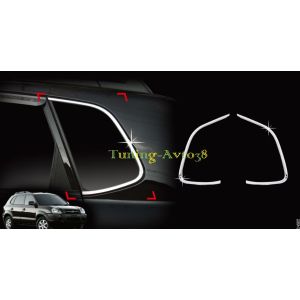 Хром окантовка задней форточки Hyundai Tucson 2004-2008
