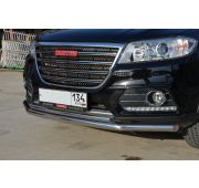 Защита переднего бампера 53/42 Great Wall Hover 6 HAVAL 2017