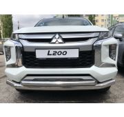 Защита переднего бампера 76/60 Mitsubishi L200  2019
