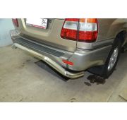 Защита заднего бампера волна 76 Toyota Land Cruiser 100 1998-2006
