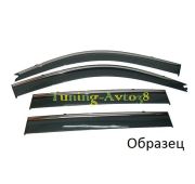 Дефлекторы окон ( ветровики ) с хр. молдингом Hyundai Sonata 2011-