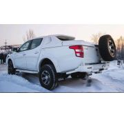 Бампер силовой задний Fiat Fullback с квадратом под фаркоп и площадкой под лебедку