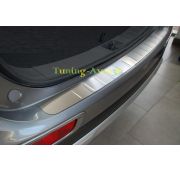 Хром накладка на задний бампер  Mitsubishi Colt VII 5d (2008- )