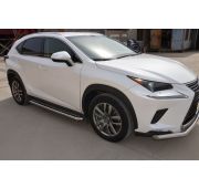 Пороги с накладным листом 53 Lexus NX200/NX300 2017 –