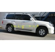 Обвес - боковые пороги Toyota Land Cruiser 100 1998-2007