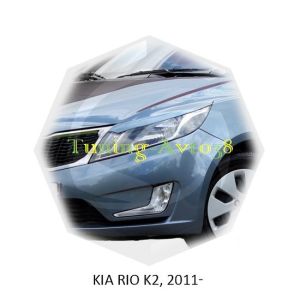 Реснички на фары Kia Rio/ K2 2011-