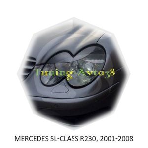 Реснички на фары Mercedes-Benz SL-Class R230 2001-2008г