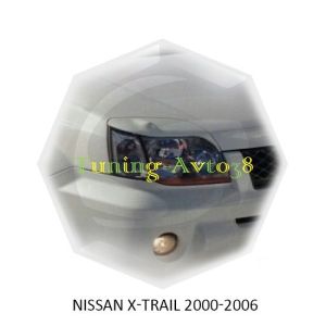 Реснички на фары Nissan X-Trail  2000-2006г