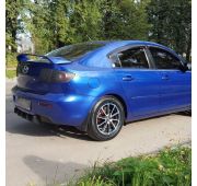 Задний диффузор, «Крокодил» Mazda 3 (I п.) седан BK 2003-2009
