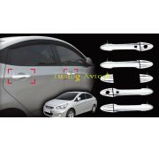 Хром накладки на ручки дверей ( комф. дост) Hyundai Accent 2011-