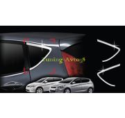 Хром окантовка задней форточки Hyundai Accent 2011-