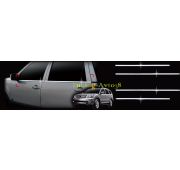 Хром окантовка окон дверей нижняяKia Mohave 2008-