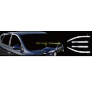 Дефлекторы окон ( ветровики ) хром Hyundai i30 2007-2010