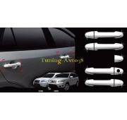 Хром накладки на ручки дверей Hyundai Santa Fe 2006-2011