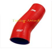 Патрубок силиконовый STi красный под штатный MAF Subaru WRX\STi турбо 2002-2007 d 72-73mm*210mm