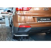 Защита заднего бампера  угловая 42 Hyundai Creta 2016