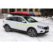 Багажный бокс YUAGO 300л 2350*500*275 (1-е стороннее открытие, красный глянец )