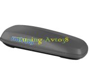 Багажный бокс FicoPro Sport  550  215*90*43 (2-х стороннее открытие,серый матовый )