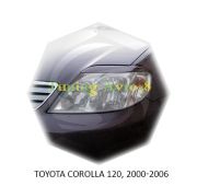 Реснички на фары Toyota Corolla 120 2000-2006г (седан)