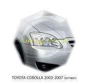 Реснички на фары Toyota Corolla Allex/ Runx 2003-2007г (хетчбек)