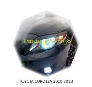 Реснички на фары Toyota Corolla 2010-2013г