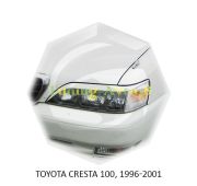 Реснички на фары Toyota Cresta 100 1996-2001г