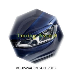 Реснички на фары Volkswagen Golf VII 2012г-