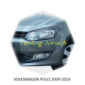 Реснички на фары Volkswagen Polo 2009-