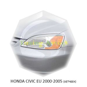 Реснички на фары Honda Civic EU 2000-2005г ( хетчбек)