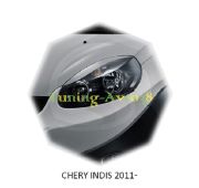Реснички на фары Chery Indis 2011-