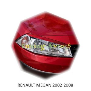 Реснички на фары Renault Megane II 2002-2008г-