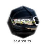 Реснички на фары Skoda Fabia  2007-2014г