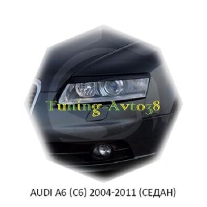 Реснички на фары Audi A6 2004-2011г