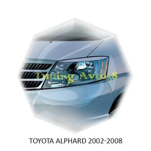 Реснички на фары Toyota Alphard 2002-2008г
