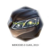 Реснички на фары Mercedes-Benz E-Class 2013-2015г (рестайлинг)