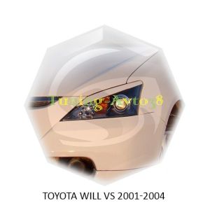 Реснички на фары Toyota WiLL VS  2001-2004г