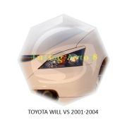 Реснички на фары Toyota WiLL VS  2001-2004г