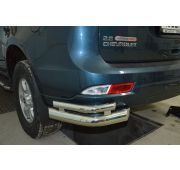 Защита заднего бампера угловая 76/42 Chevrolet TRAILBLAZER 2013