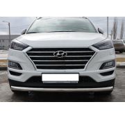 Защита переднего бампера 60 Hyundai  Tucson 2018 III рестайлинг