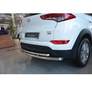 Защита заднего бампера 60/42 Hyundai Tucson 2018 III рестайлинг