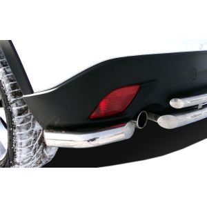 Защита заднего бампера угловая 60 Mazda СХ-5 2013